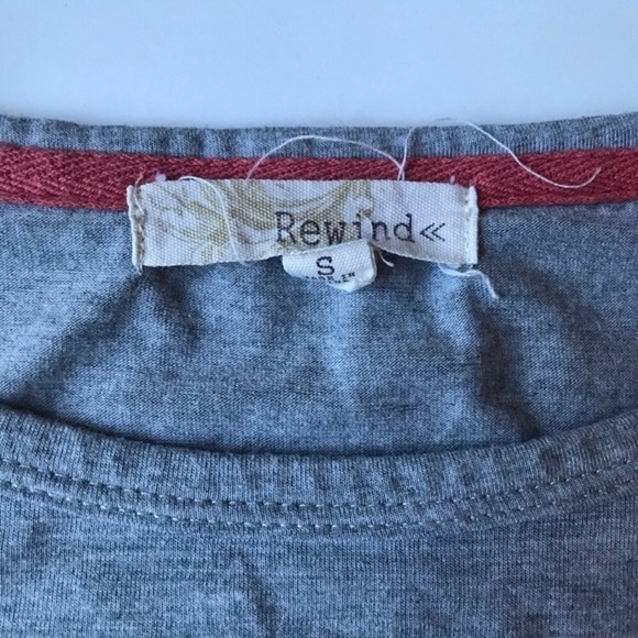 Rewind Colorblock Floral Capped Sleeve Blouse Size Small - Picture 3 of 8